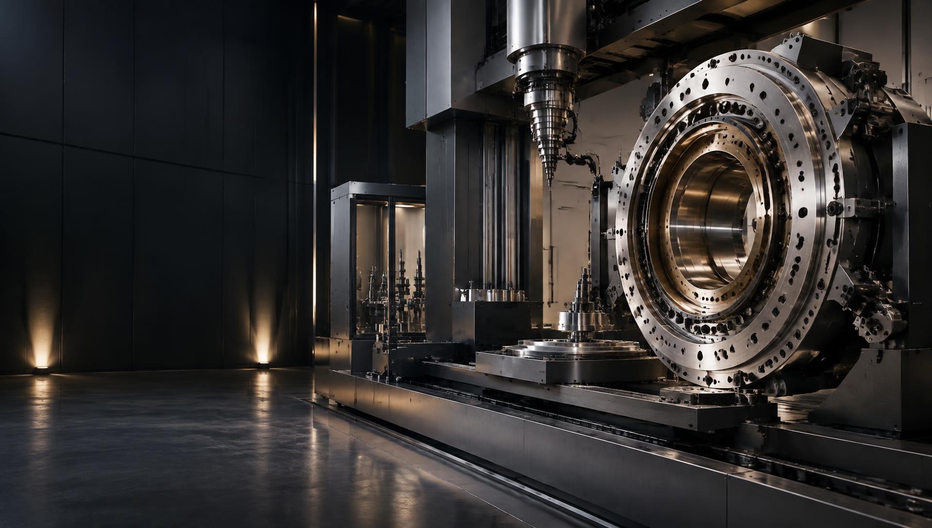 Large precision industrial rotary machinery